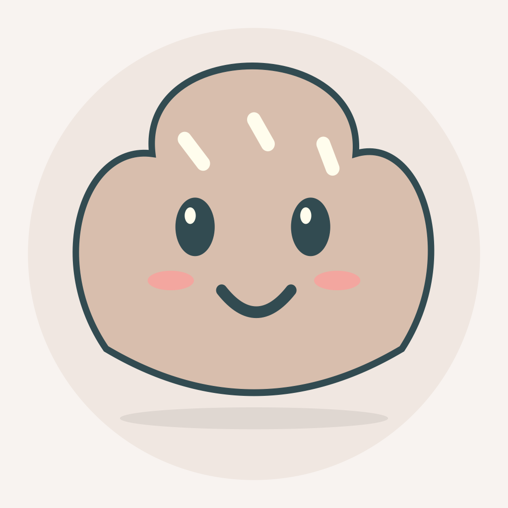 Crumb, the Baking Calculator: Crumb mascot