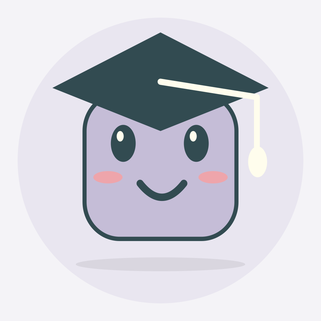 Cap, the Grade Calculator: Cap mascot