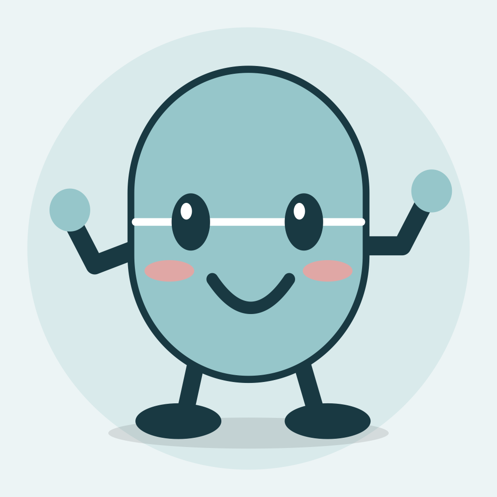 Milo, the Pill Reminder: Milo mascot