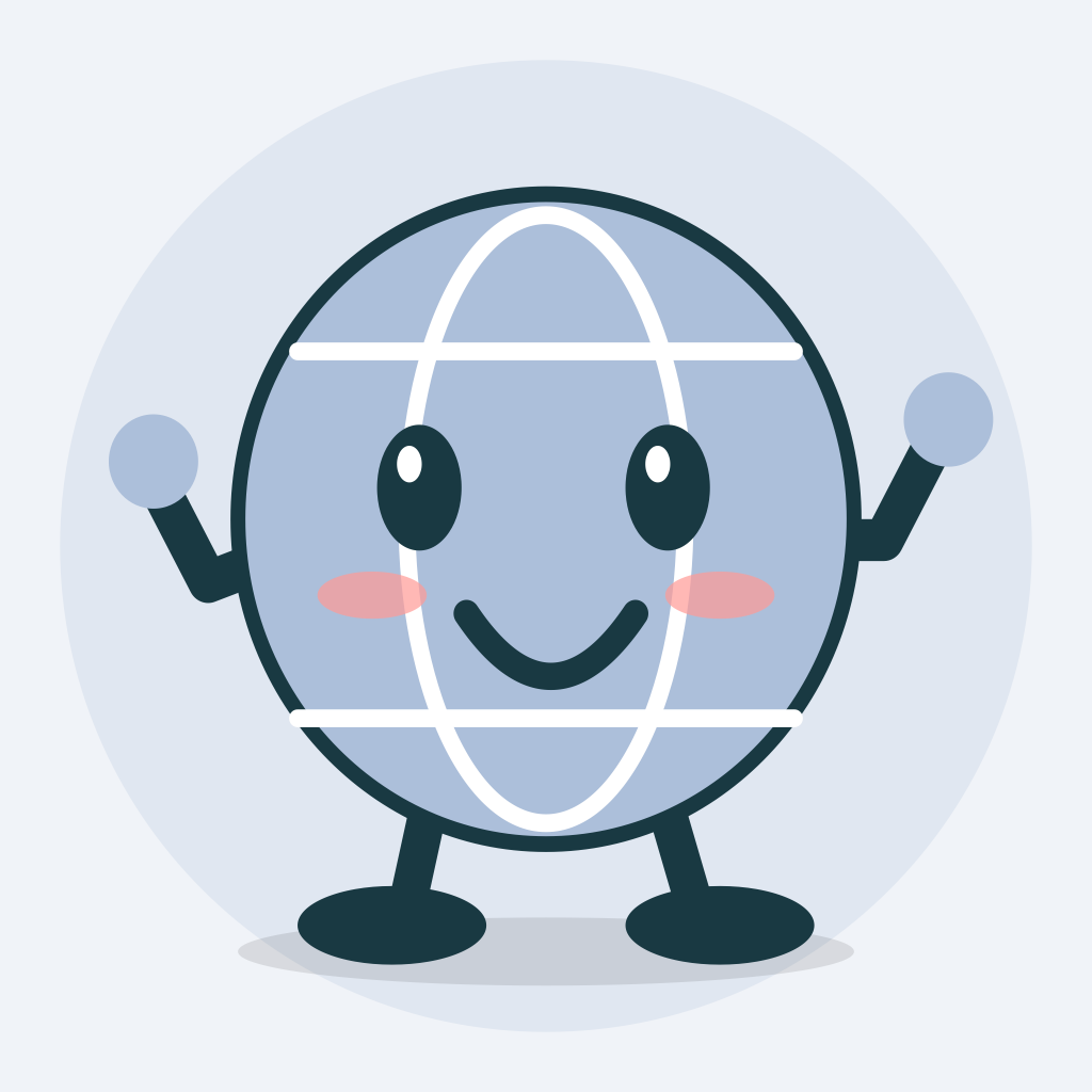 Meridian, the Time Zone Planner: Meridian mascot