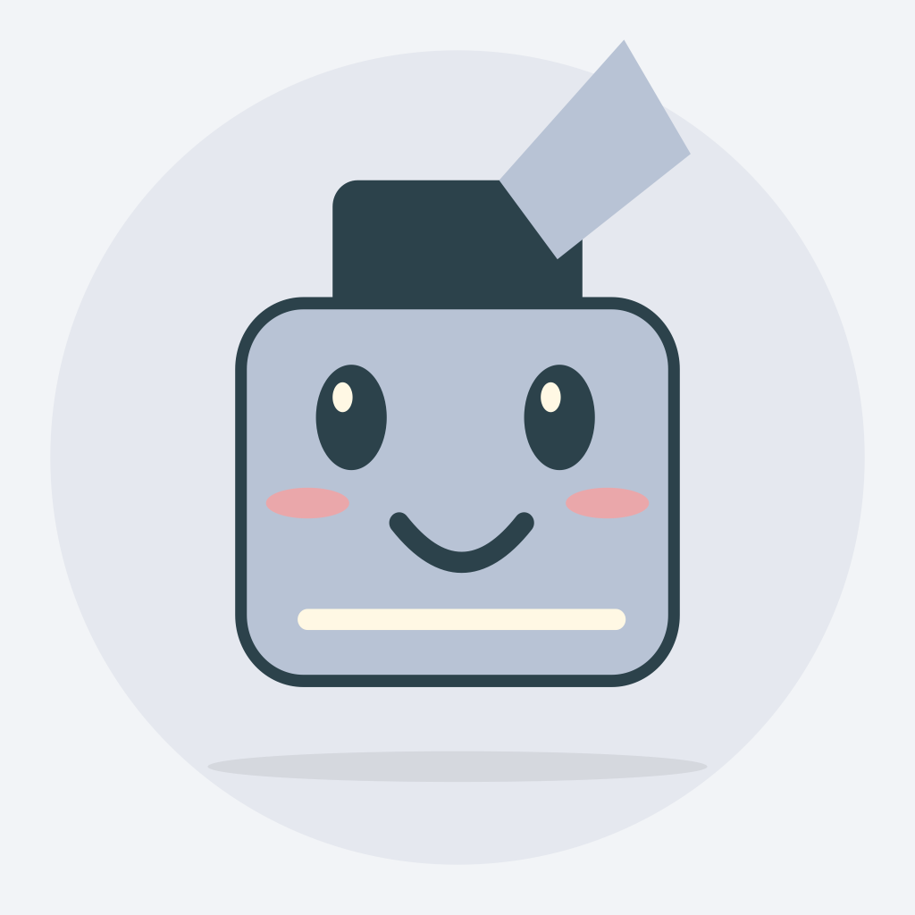 Inky, the Writing Drafts: Inky mascot